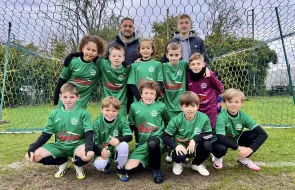 nouveau jeu de maillot des u10/u11 A de US Raimbeaucourt